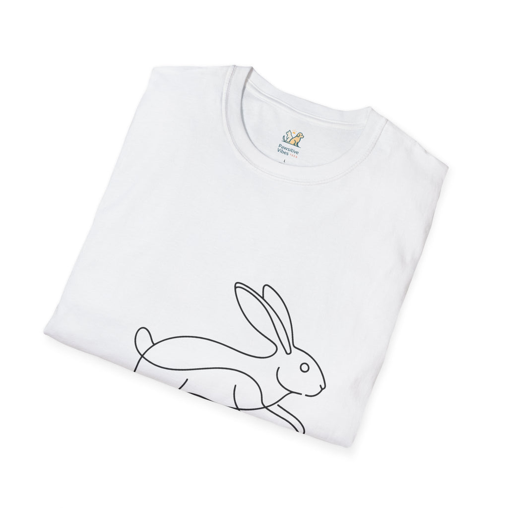 Rabbit Line ArtT-Shirt