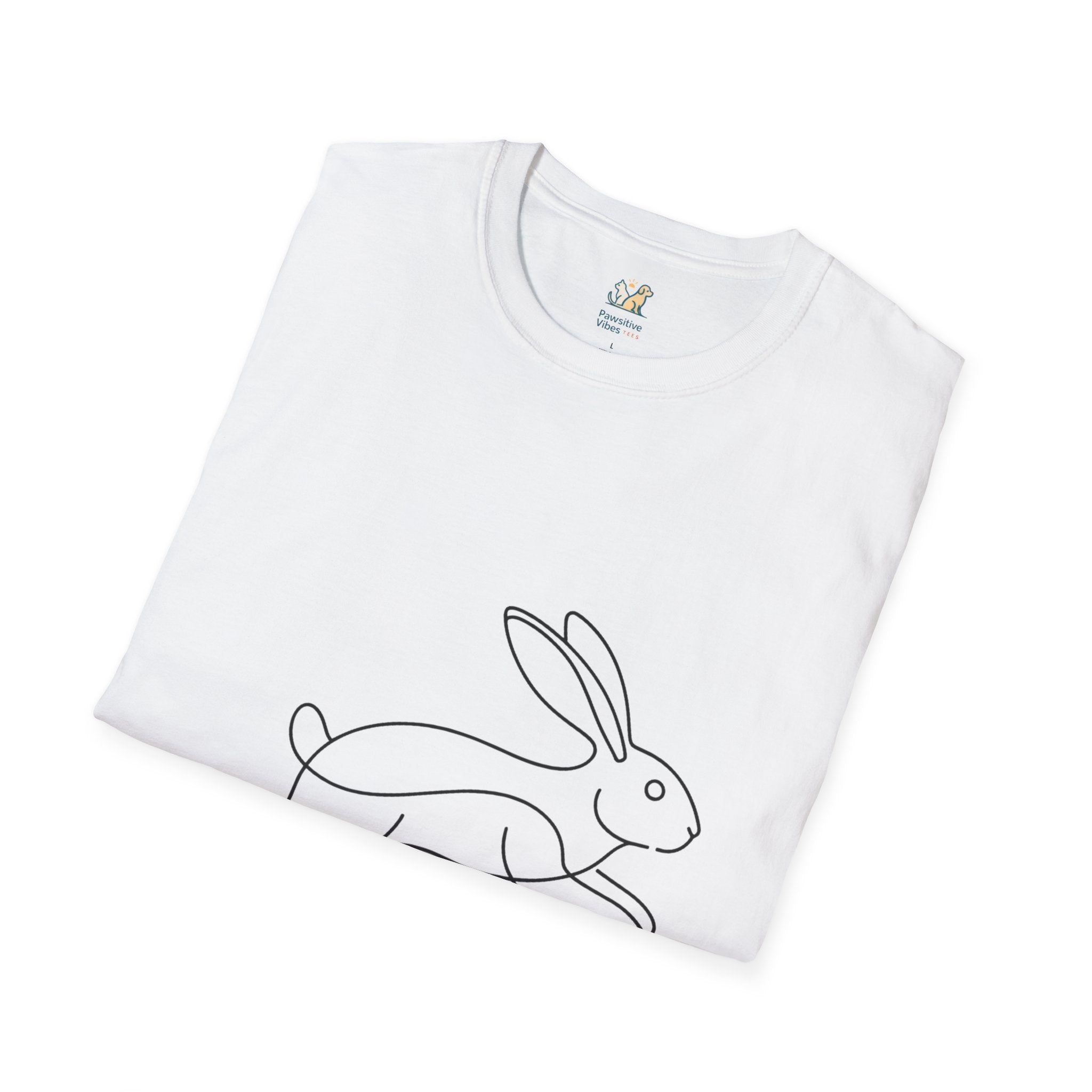 Rabbit Line ArtT-Shirt