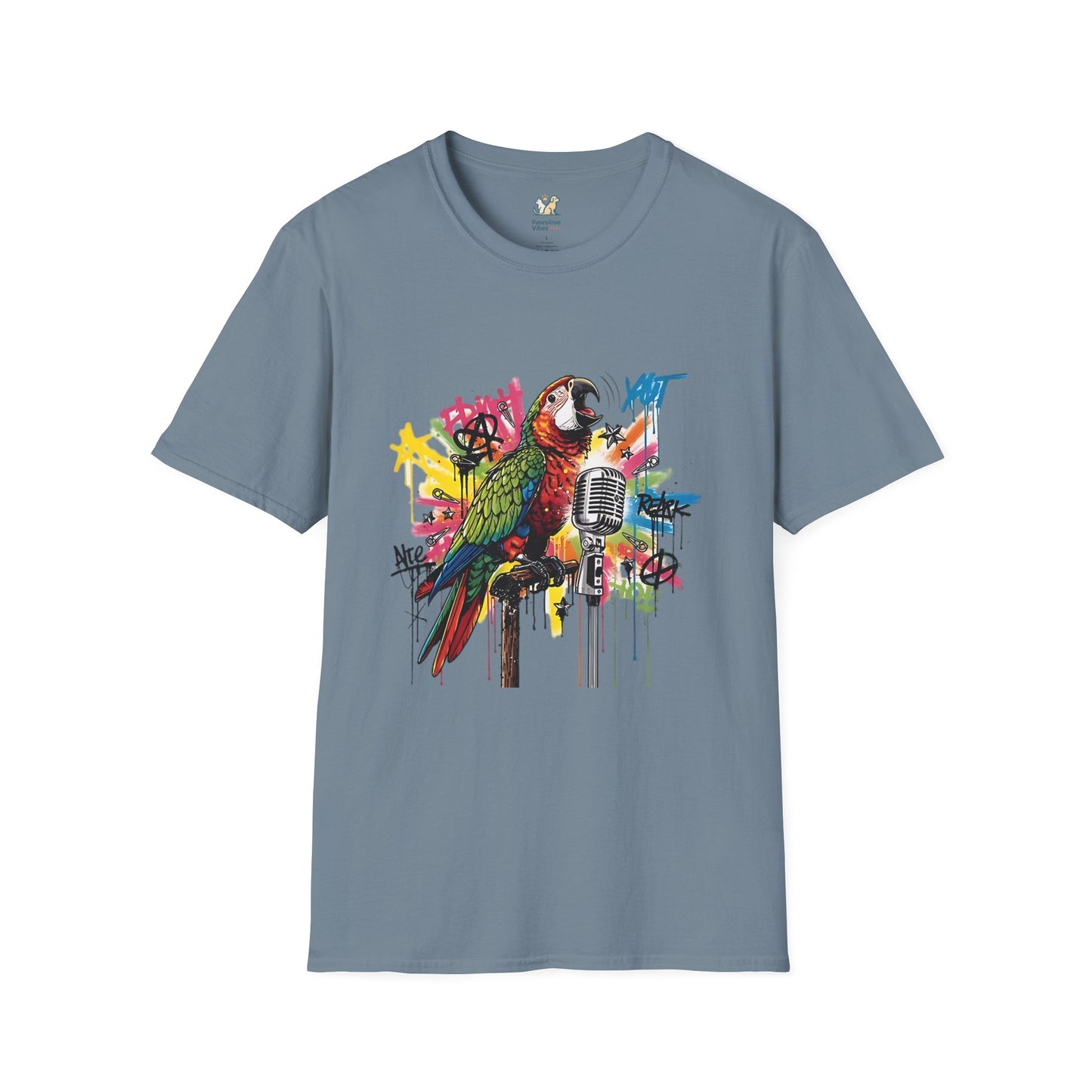 Punk Parrot Singing T-Shirt