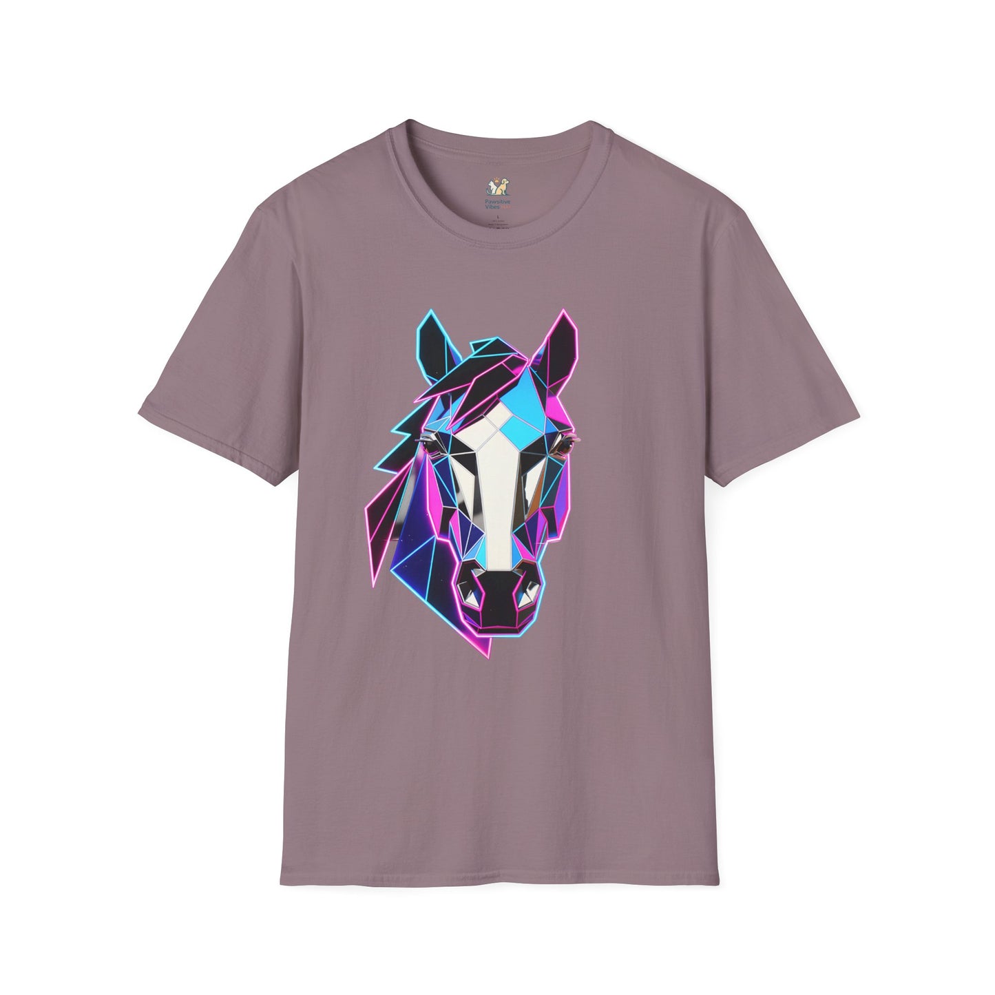80s Geometric Horse Head T-Shirt