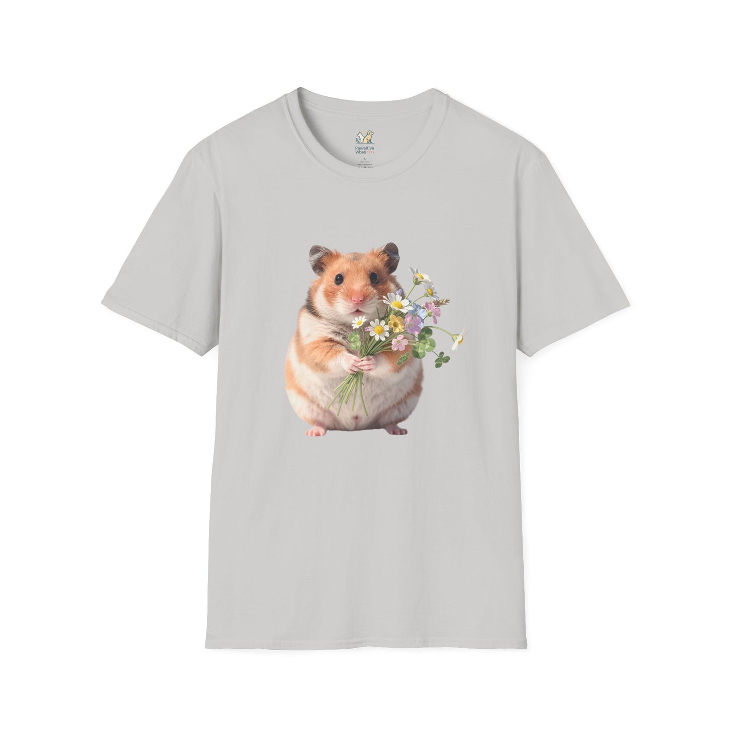 Hamster With  Wildflowers T-Shirt