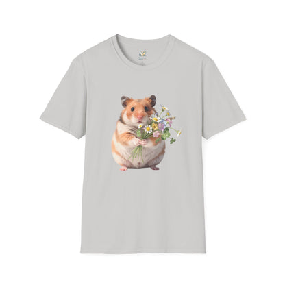 Hamster With  Wildflowers T-Shirt