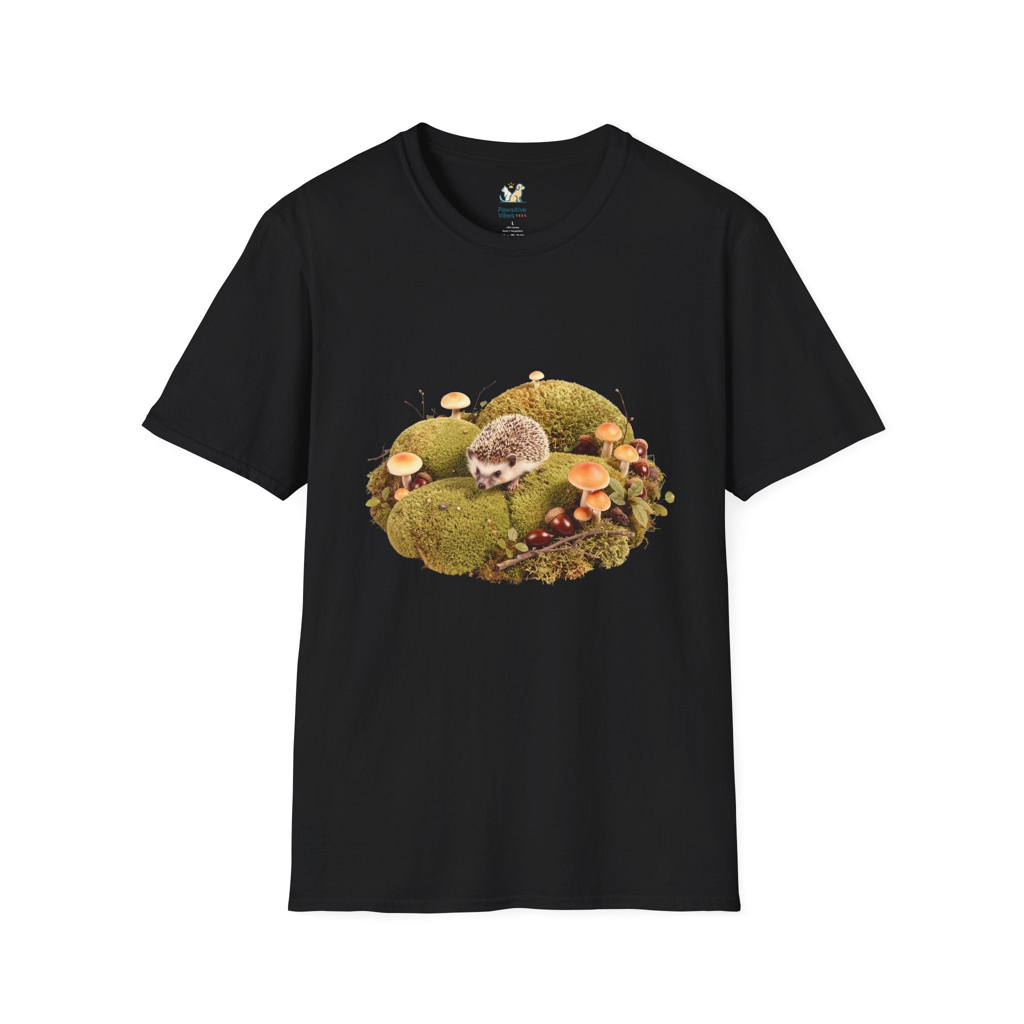 Hedgehog In A Mini Moss Garden T-Shirt