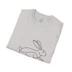Rabbit Line ArtT-Shirt