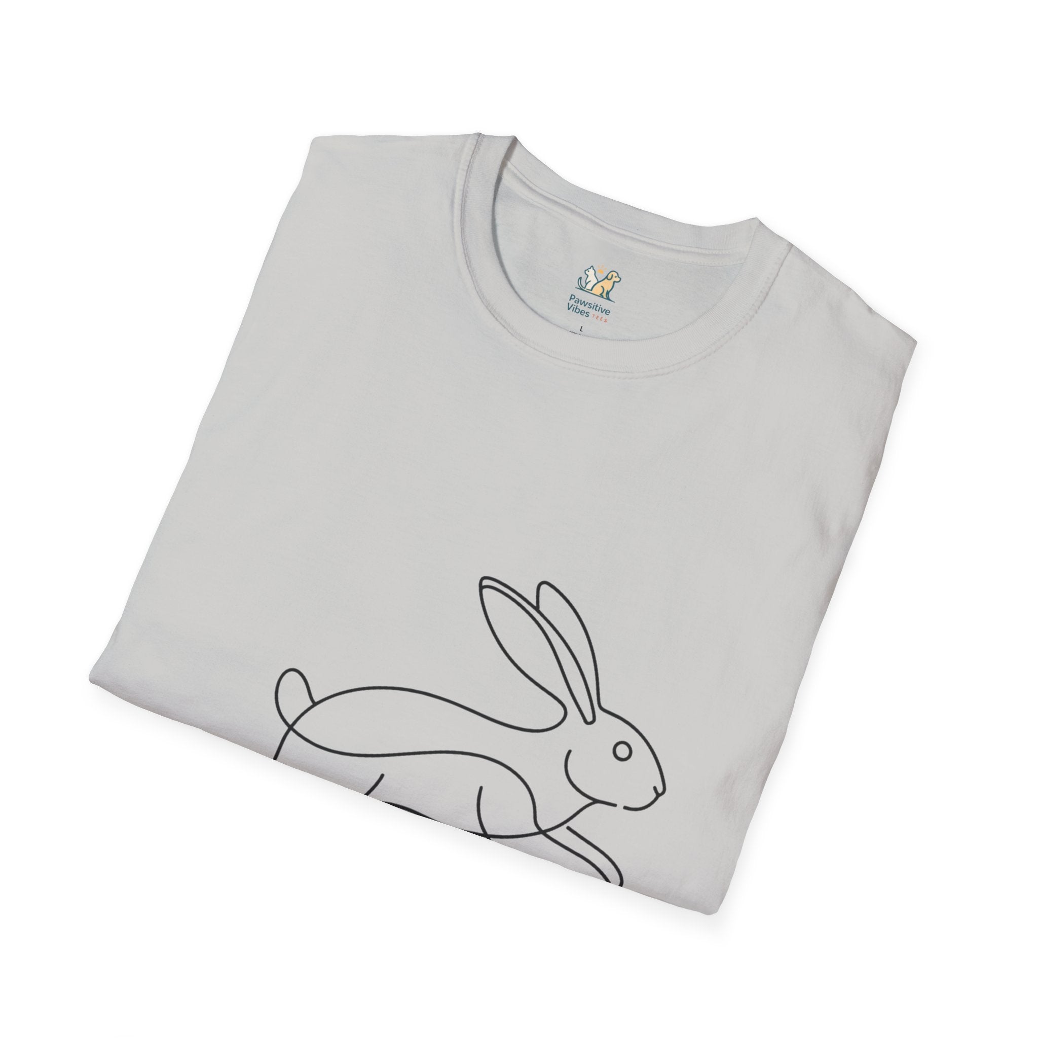 Rabbit Line ArtT-Shirt