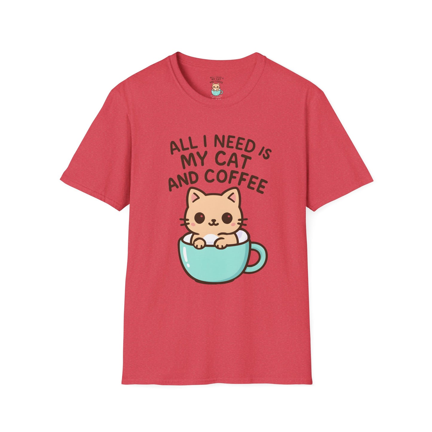 Cat in Coffee Cup T-Shirt