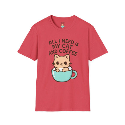 Cat in Coffee Cup T-Shirt