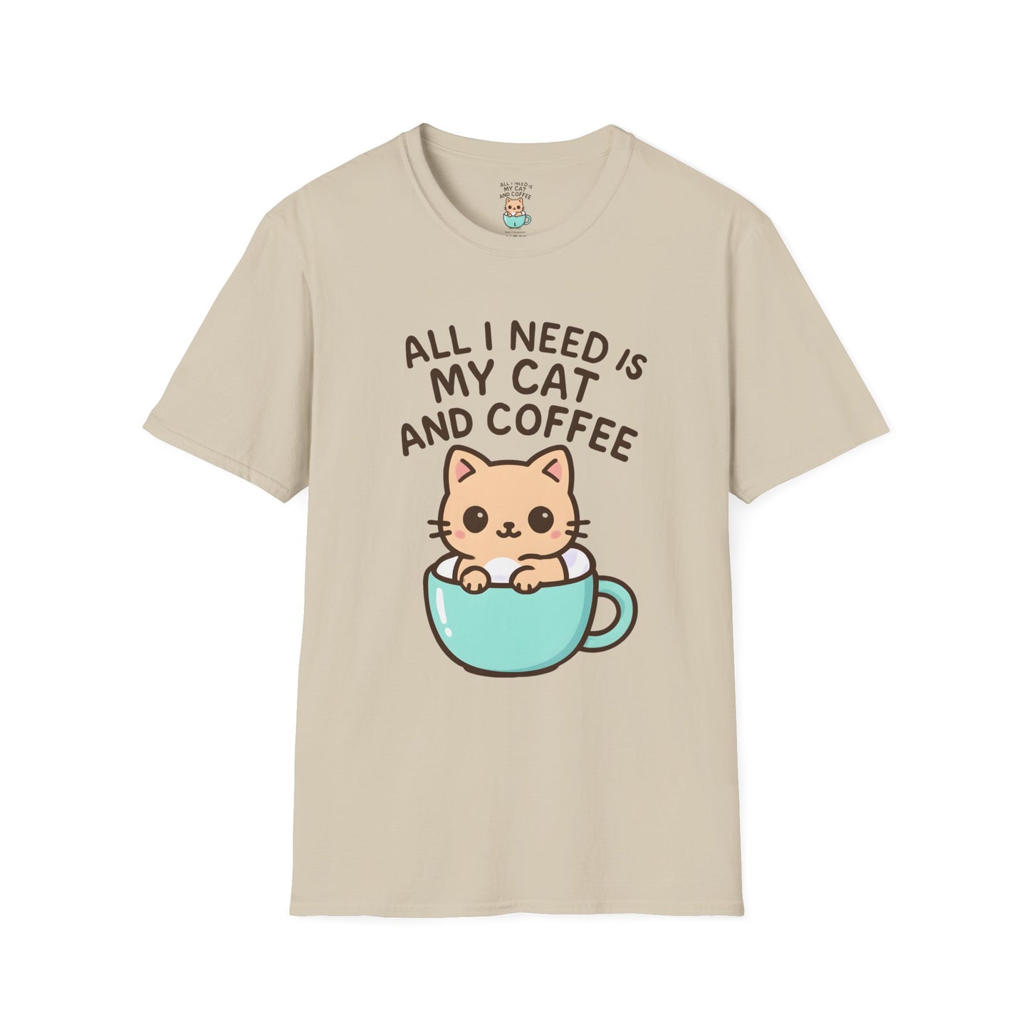 Cat in Coffee Cup T-Shirt