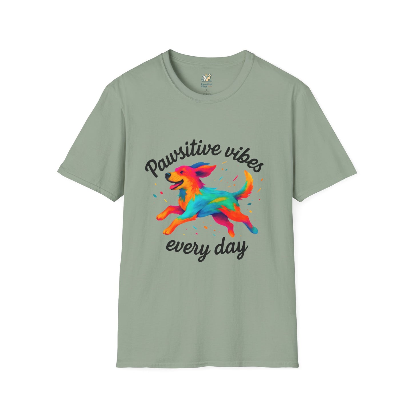 Colorful Running Dog T-Shirt