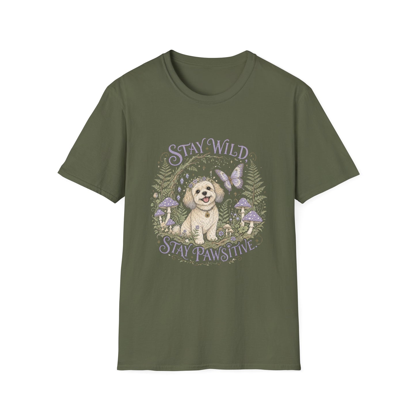 Stay Wild Stay Pawsitive T-Shirt