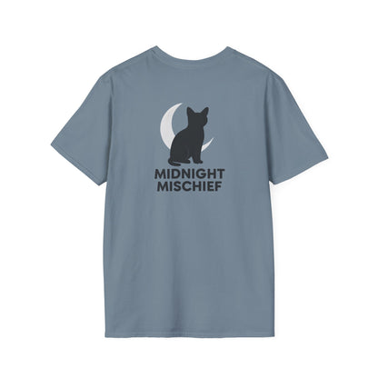 Midnight Mischief Moonlit Cat T-Shirt