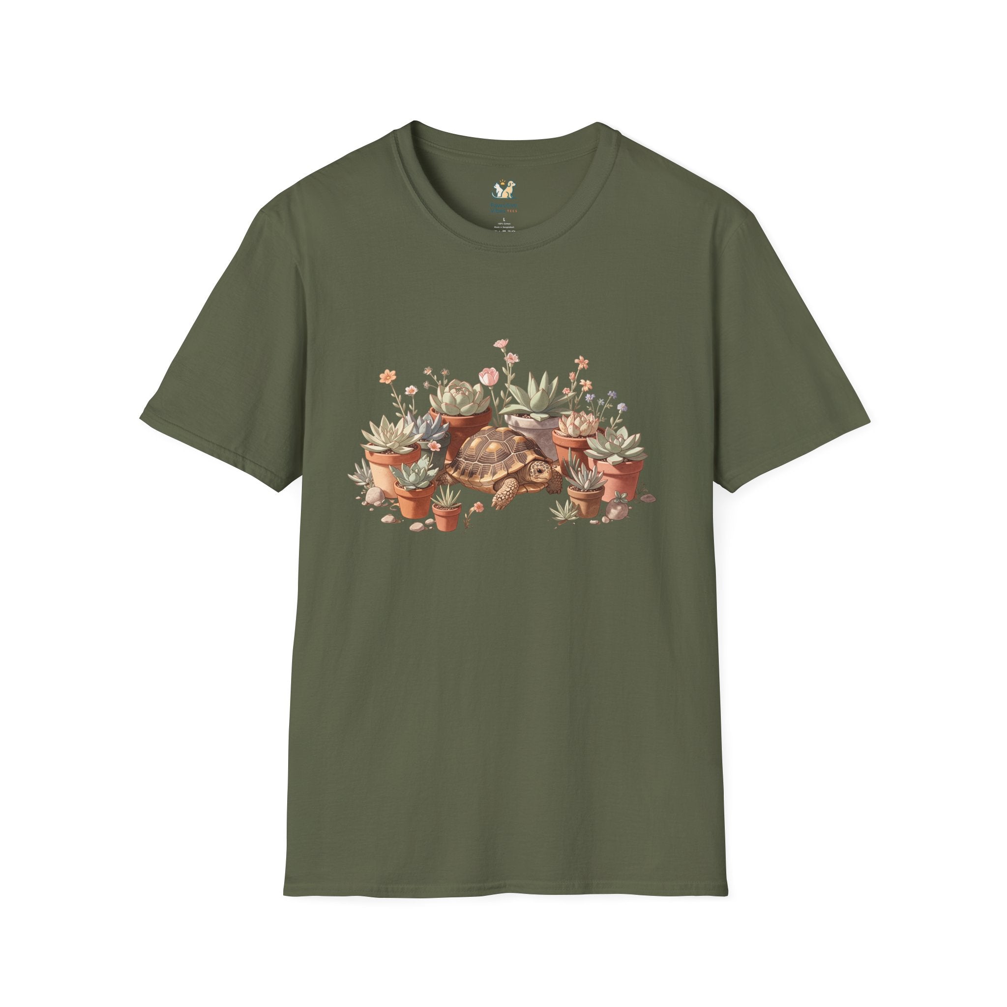 Tortoise Amid Succulents T-Shirt