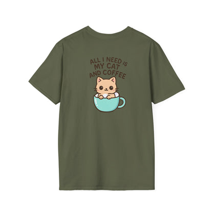 Cat in Coffee Cup T-Shirt