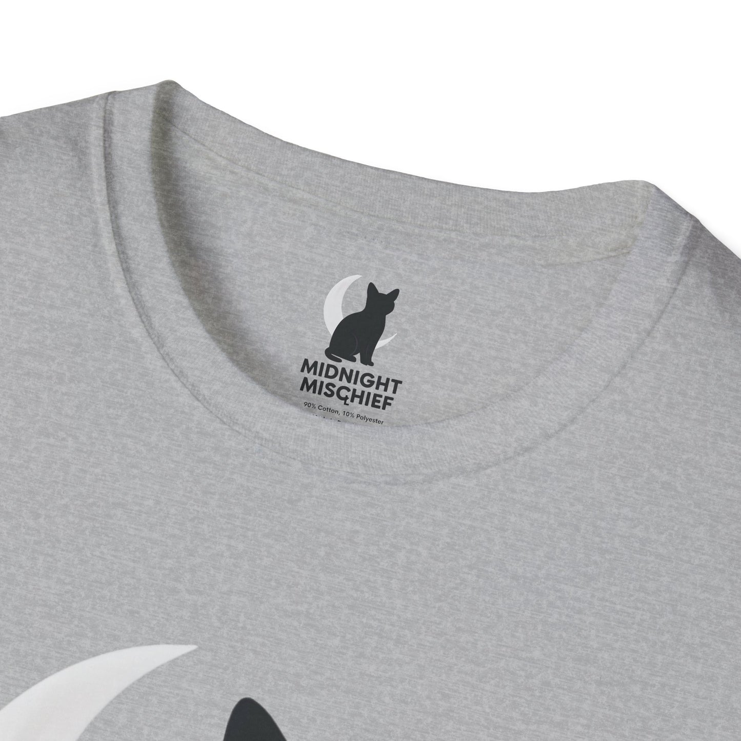Midnight Mischief Moonlit Cat T-Shirt