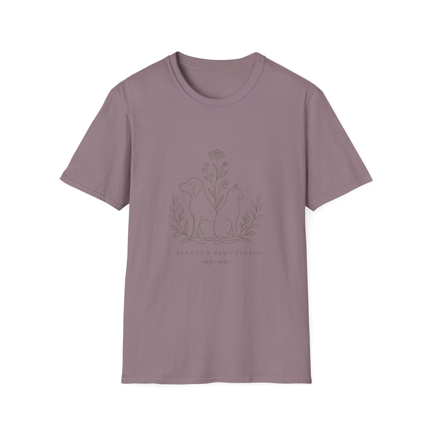 Plants & Paws Person T-Shirt