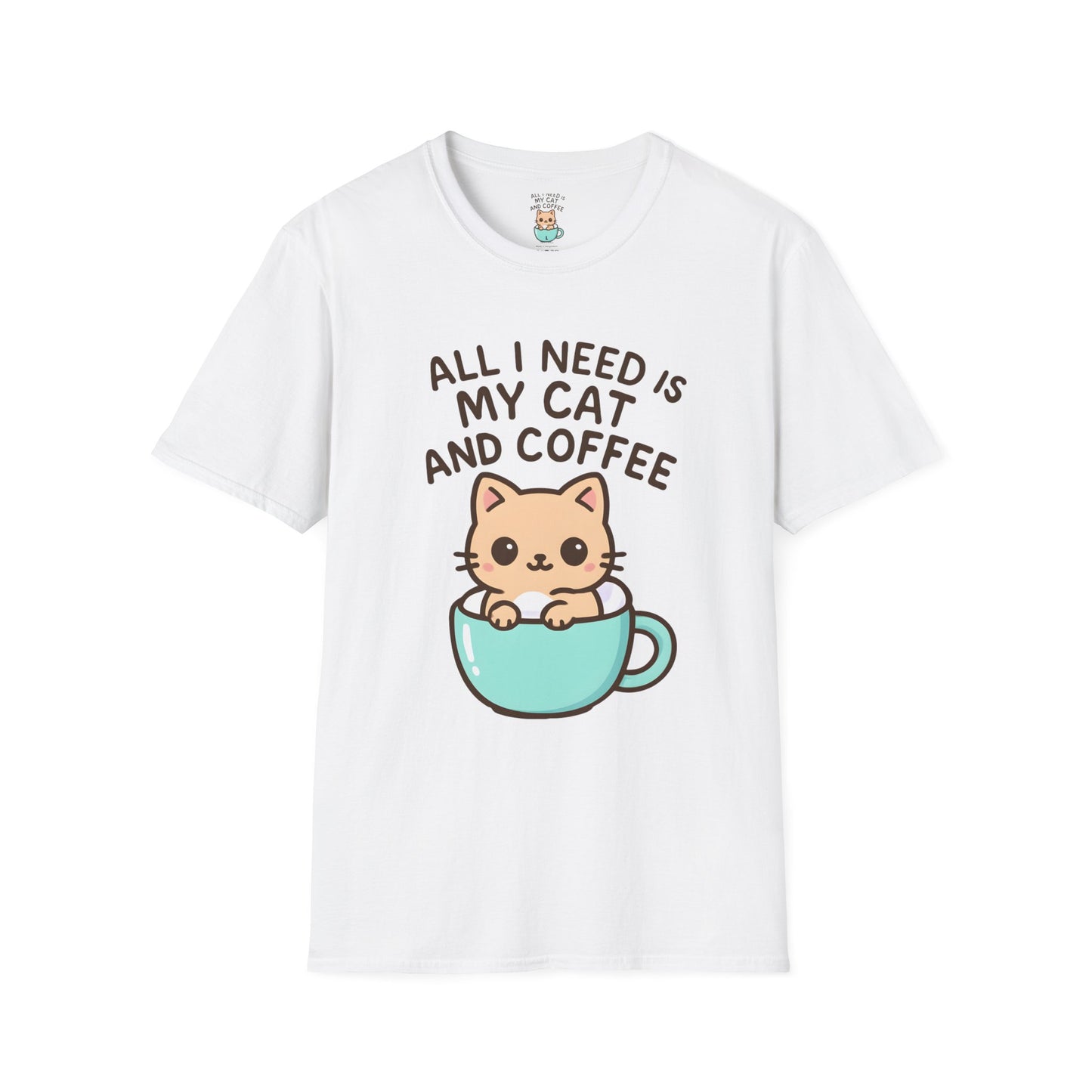 Cat in Coffee Cup T-Shirt