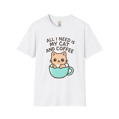 Cat in Coffee Cup T-Shirt