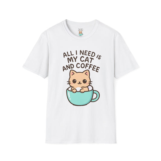 Cat in Coffee Cup T-Shirt